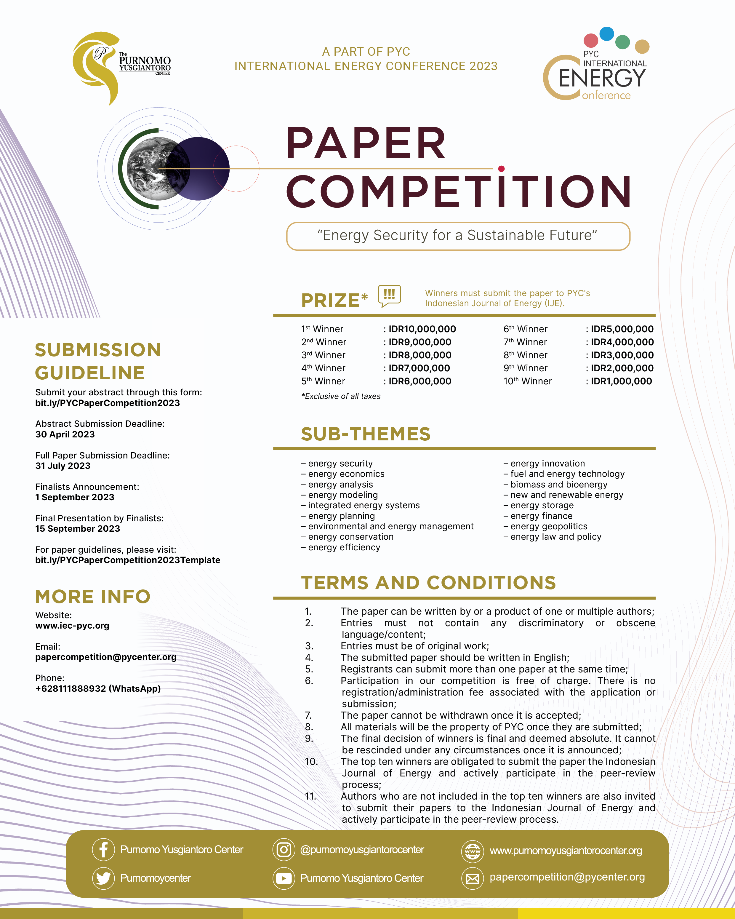 online research paper competition 2023
